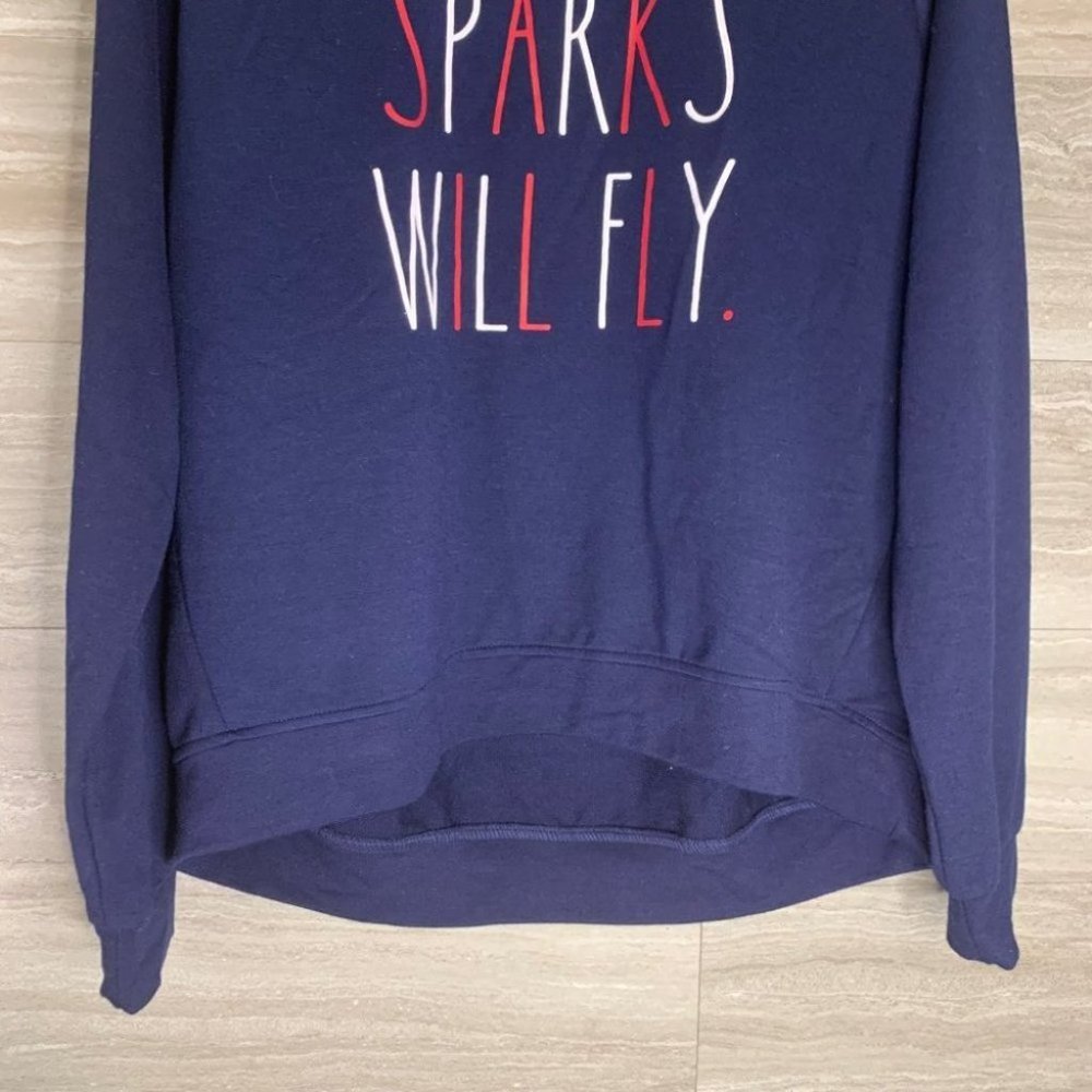 Women’s Rae Dunn Sparks Will Fly Sweatshirt - Picture 2 of 7